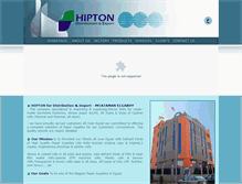 Tablet Screenshot of hipton.com
